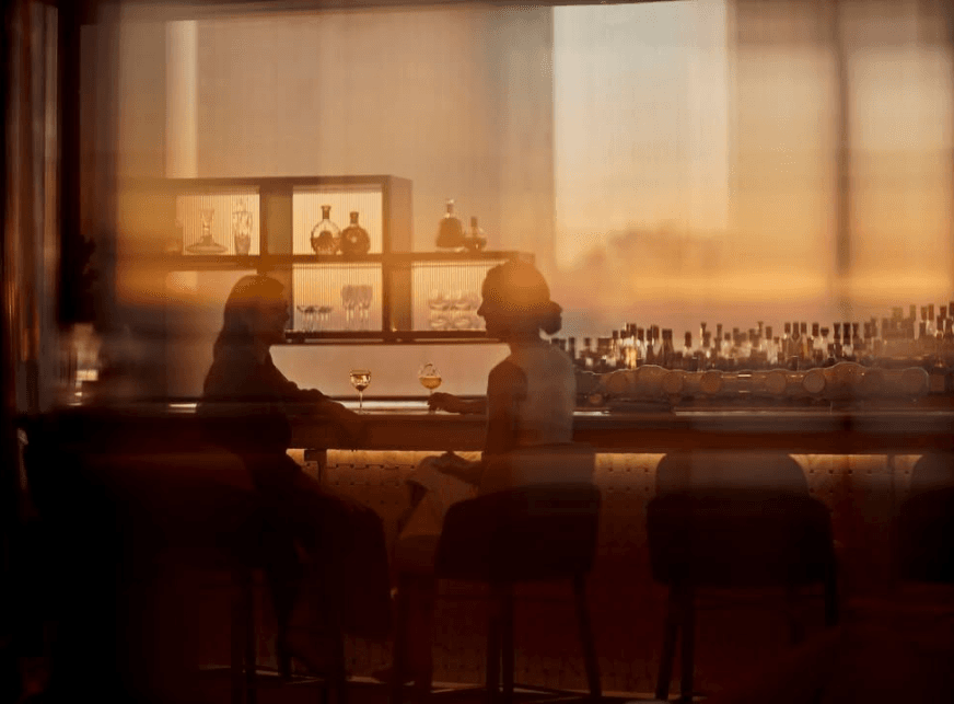 People in bar