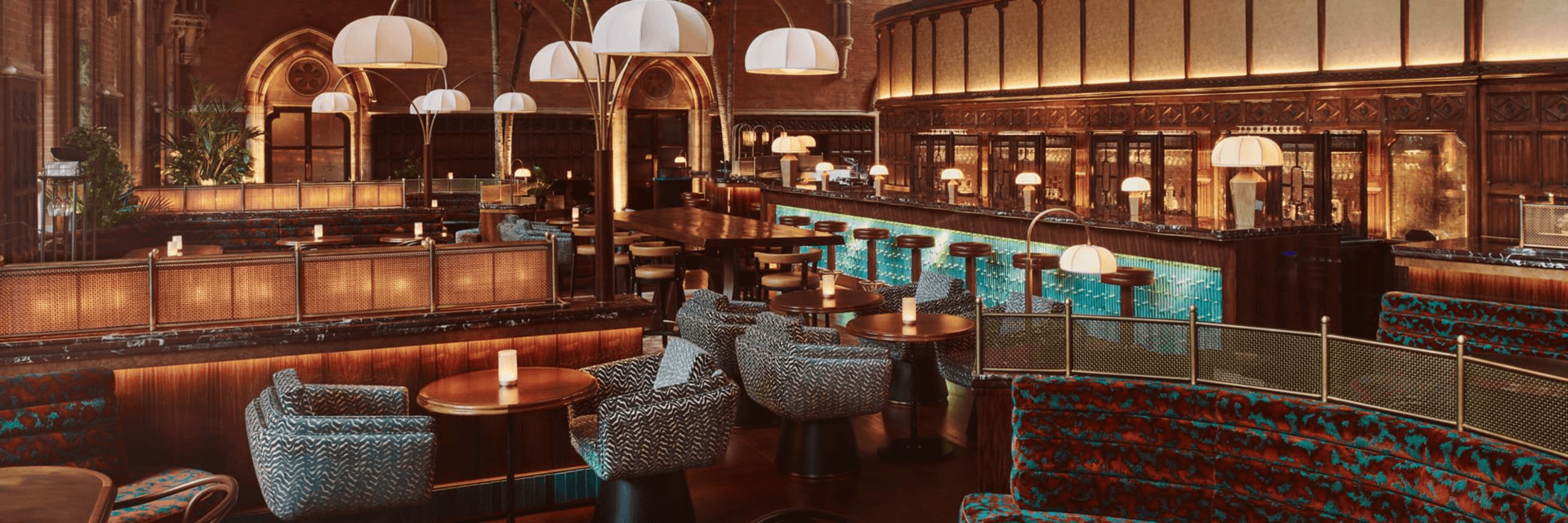 Interior of the St Pancras Renaissance Hotel London